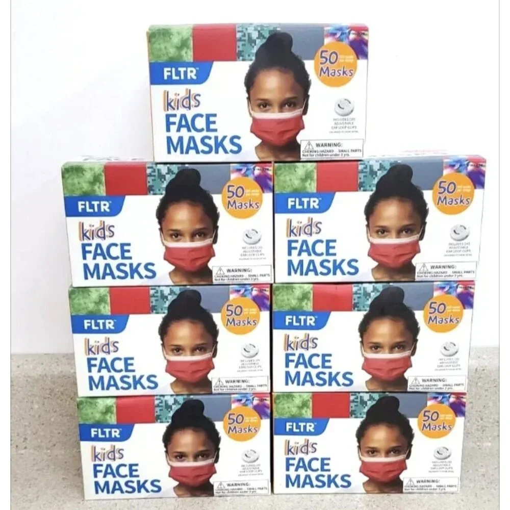 New! - FLTR Kids Face Mask 7 Boxes 350 Masks FREE SHIPPING!!!